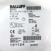 Balluff induktiver Sensor BES00Z1 BES 516-370-G-E5-C-S49 OVP