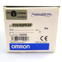 Omron Pattern Matching Sensor F10-S30R-64 OVP