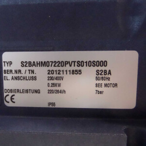 ProMinent Sigma Dosierpumpe Typ S2BAHM07220PVTS010S000 220/264 l/h 7bar OVP