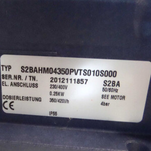 ProMinent Sigma Dosierpumpe Typ S2BAHM04350PVTS010S000 350/420 l/h 4bar OVP