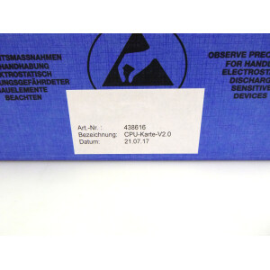 KNOLL Controlube CPU-Karte-V2.0 438616 OVP