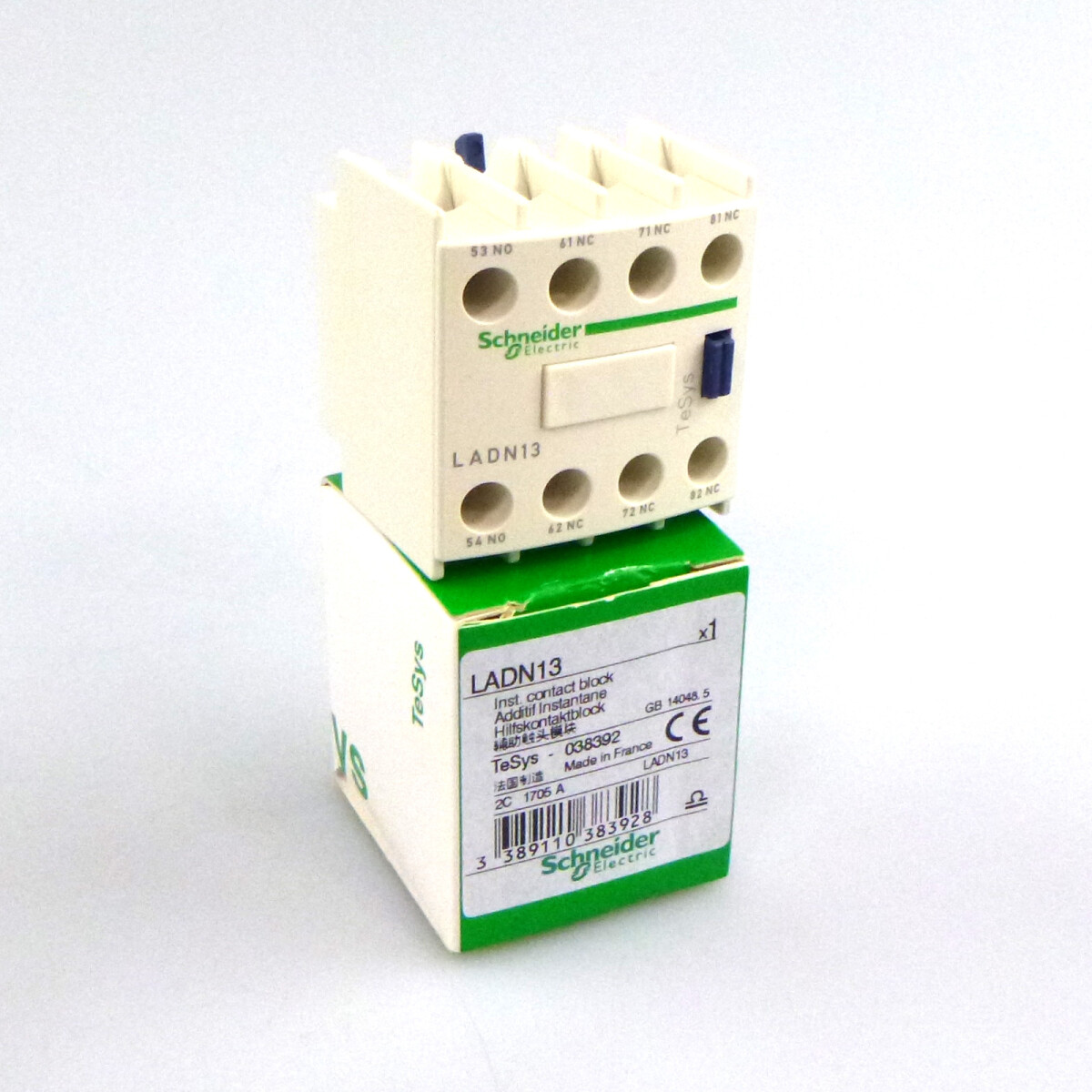 Schneider Electric Hilfskontaktblock LADN13 03892 OVP