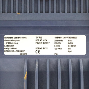 ProMinent Sigma Dosierpumpe Typ S1BAH04120PVTS010S000 120/144 l/h 4bar GEB