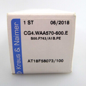 Kraus&Naimer Stufenschalter CG4-WAA570-600.E AT18F58073/100 OVP