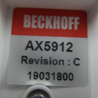 Beckhoff AX-Bridge Power-Distribution-Modul AX5912 AX5912-0000 Rev.:C OVP