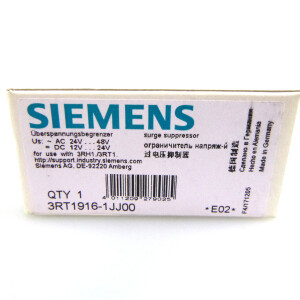 Siemens Überspannungsbegrenzer 3RT1916-1JJ00 (4Stk.) OVP