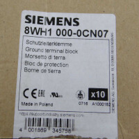 Siemens Schutzleiterklemme 8WH1 000-0CN07 (10Stk.) OVP