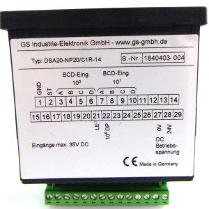 GS Digitalanzeige DSA20-NP20/C1R-14 GEB
