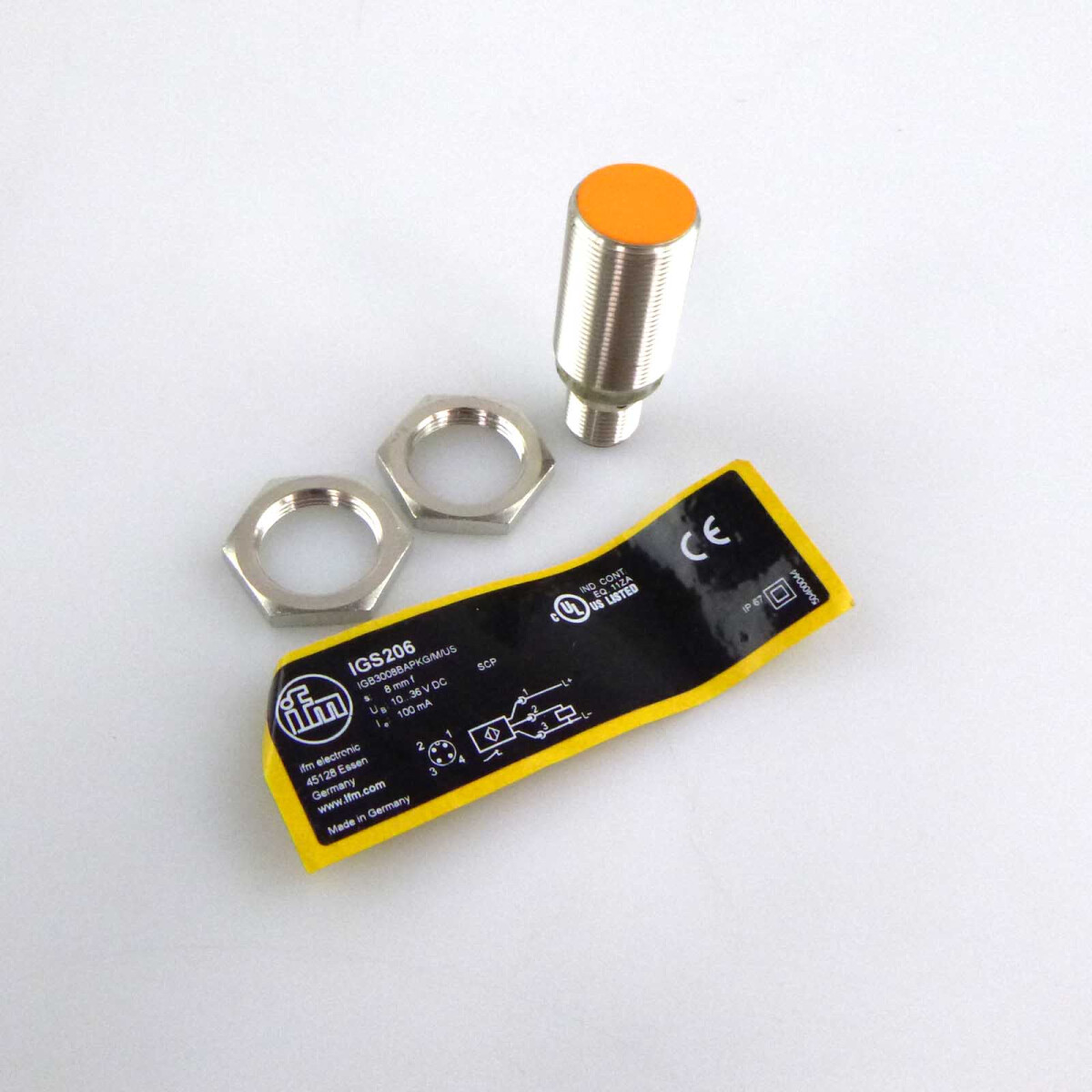 ifm Induktiver Sensor IGS206 IGB3008BAPKG/M/US NOV