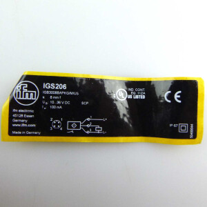 ifm Induktiver Sensor IGS206 IGB3008BAPKG/M/US NOV