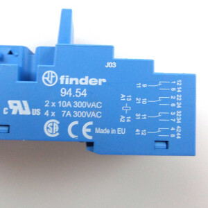 Finder Relaissockel 94.54 300VAC (6Stk.) NOV