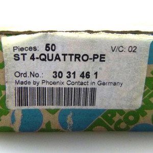 Phoenix Contact Schutzleiter-Reihenklemme ST 4-QUATTRO-PE 3031461 (34Stk.) OVP