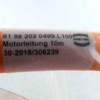 Harting Motorleitung 6188 202 0499.L100 10m OVP