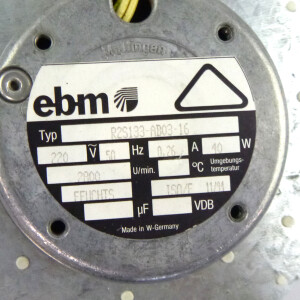 ebm Radialgebläse R2S133-AB03-16 220V NOV
