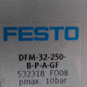 Festo Führungszylinder DFM-32-250-B-P-A-GF 532318 NOV