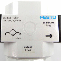 Festo Filter LF-1/2-D-MAXI 186463 NOV