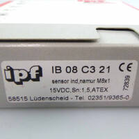 ipf electronic induktiver Sensor IB08C321 OVP