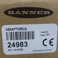 Banner Touch Button K50APTGRCQ OVP