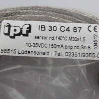 ipf electronic induktiver Sensor IB30C487 OVP