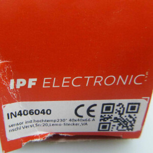 ipf electronic induktiver Sensor IN406040 OVP