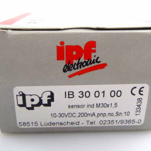 ipf electronic induktiver Sensor IB300100 OVP