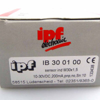 ipf electronic induktiver Sensor IB300100 OVP