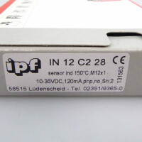 ipf electronic induktiver Sensor IN12C228 OVP