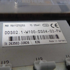 INDRAMAT Servo-Controller DDS02.1-W100-DS04-03-FW R911270253 #K2 GEB