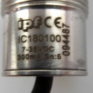 ipf electronic induktiver Sensor IC180100 OVP