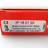 ipf electronic induktiver Sensor IP180120 OVP