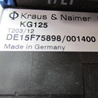 Kraus&Naimer Hauptschalter KG125 T203/12 DE15F75898/001400 GEB