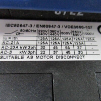 Kraus&Naimer Hauptschalter KG125 T203/12 DE15F75898/001400 GEB