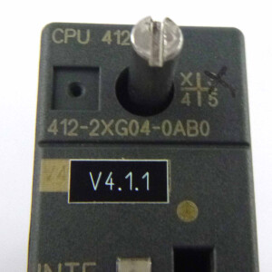 Simatic S7 CPU412-2 6ES7 412-2XG04-0AB0 HW:03/FW:V4.1.1 GEB
