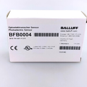 Balluff Optosensor BFB0004 BFB 75K-001-P-S75 OVP