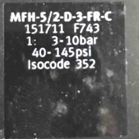 FESTO Magnetventil MFH-5/2-D-3-FR-C 151711 NOV