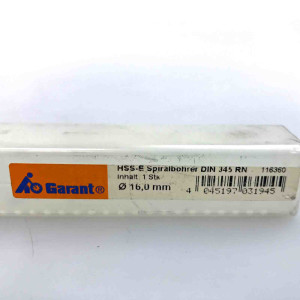 Garant Spiralbohrer HSS-E VA 116360 16mm OVP