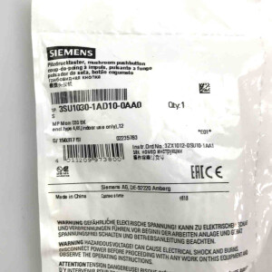Siemens Pilzdrucktaster 3SU1030-1AD10-0AA0 (4Stk.) OVP