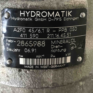 Hydromatik Axialkolbenpumpe A2FO 45/6,1R-PPB 050 NOV