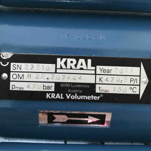 Kral Durchflussmessgerät OMH 32.707444 NOV