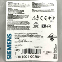 Siemens AS-Interface Montageplatte 3RK1901-0CB01 OVP