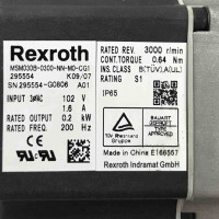 Rexroth Servomotor MSM030B-0300-NN-M0-CG1 R911295554 OVP