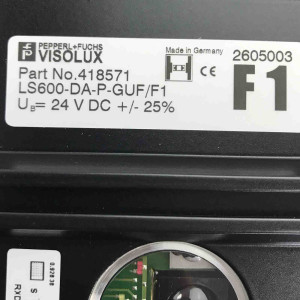 Pepperl+Fuchs VISOLUX Datenlichtschranke LS600-DA-P-GUF/F1 418571 OVP