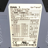 Knick DC-Isolations Verstärker P15000 F1 58289 GEB