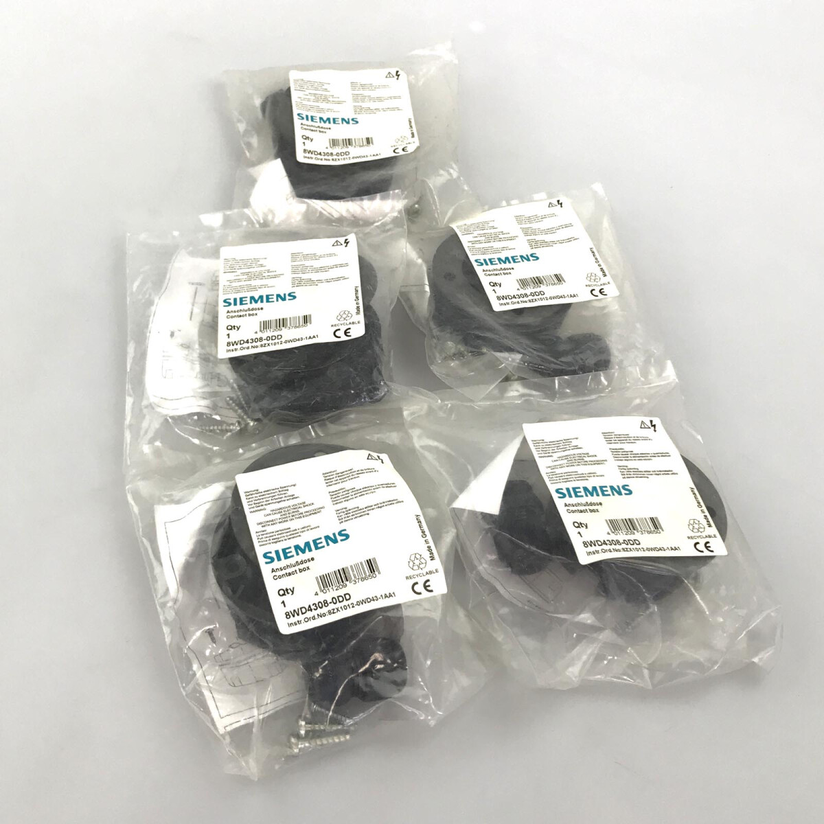 Siemens Anschlussdose 8WD4308-0DD (5Stk.) OVP