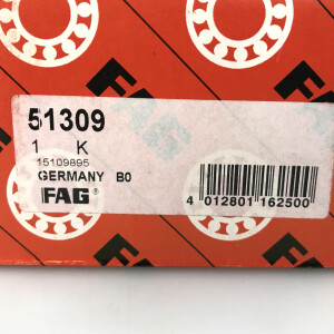 FAG Kugellager Rillenkugellager 51309 OVP