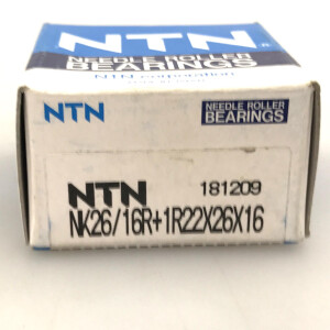NTN Kugellager Nadellager NK26/16+1R22X26X16 OVP