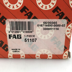 FAG Kugellager Rillenkugellager 51107 OVP