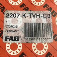 FAG Kugellager Pendelkugellager 2207-K-TVH-C3 OVP