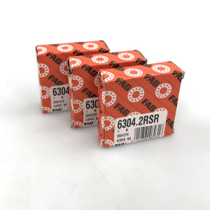 FAG Kugellager Rillenkugellager 6304.2RSR (3Stk.) OVP