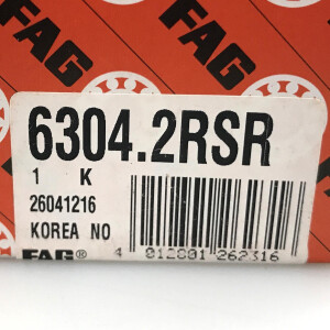 FAG Kugellager Rillenkugellager 6304.2RSR (3Stk.) OVP